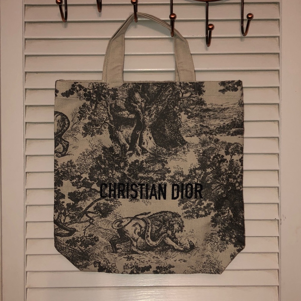 Dior 'Toile de Jouy' Canvas Tote bag